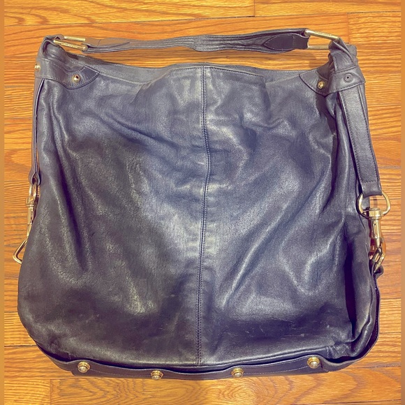 Vintage Rebecca Minkoff ‘Nikki’ Hobo Bag, Dark Navy Blue - Picture 6 of 11